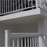 Découvrez nos réalisations de crépi acrylique sur plafonds extérieurs en béton.