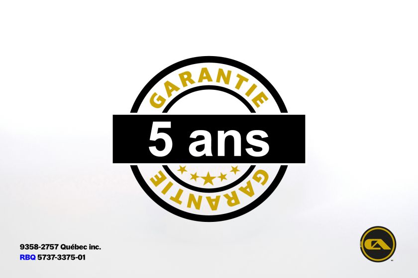 Crépi Acrylique offre une garantie de 5 ans matériaux et main d'œuvre inclus !